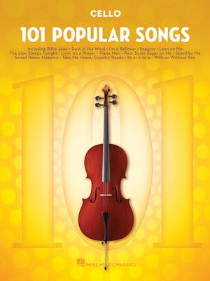 101 POPULAR SONGS FOR CELLO