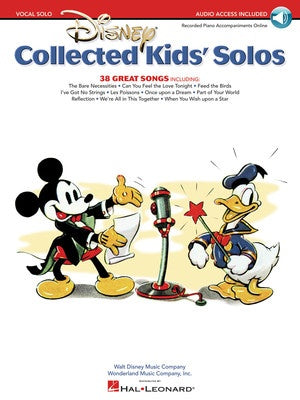 DISNEY COLLECTED KIDS SOLOS BK/OLA
