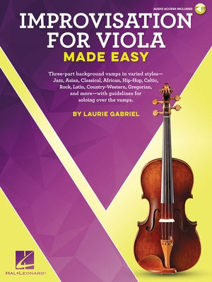 IMPROVISATION FOR VIOLA MADE EASY BK/OLA