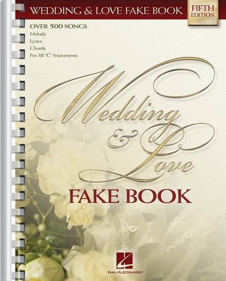 WEDDING AND LOVE FAKE BOOK 5TH EDN