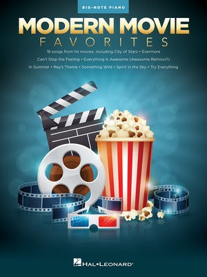 MODERN MOVIE FAVORITES FOR BIG NOTE PIANO