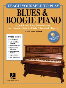 TEACH YOURSELF TO PLAY BLUES & BOOGIE PIANO BK/OLA