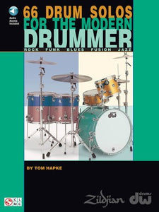 DRUM SOLOS FOR THE MODERN DRUMMER 66 BK/CD