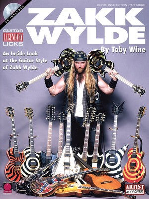 ZAKK WYLDE LEGENDARY LICKS BK/CD GTR