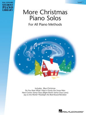 HLSPL MORE CHRISTMAS PIANO SOLOS LEVEL 1