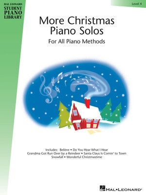 HLSPL MORE CHRISTMAS PIANO SOLOS LEVEL 4