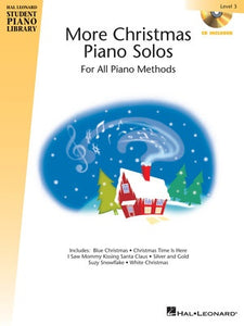 HLSPL MORE CHRISTMAS PIANO SOLOS LEV 3 BK/CD