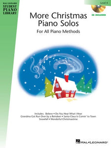 HLSPL MORE CHRISTMAS PIANO SOLOS LEV 4 BK/CD