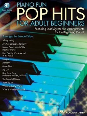 PIANO FUN POP HITS FOR ADULT BEGINNERS BK/OLA