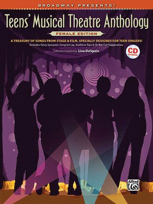TEENS MUSICAL THEATRE ANTH FEMALE BK/CD