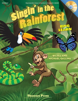 SINGIN IN THE RAINFOREST REPRODUCIBLE BK/CD GR 1