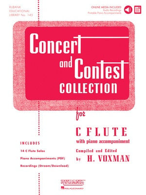 CONCERT AND CONTEST COLLECTION FLUTE BK/OLM