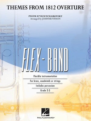 THEMES FROM 1812 OVERTURE FLEX BAND 2-3 SC/PTS