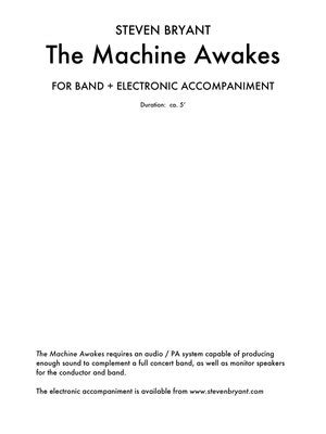 MACHINE AWAKES (BAND & ELECTRONICS) CB3 SC/PTS