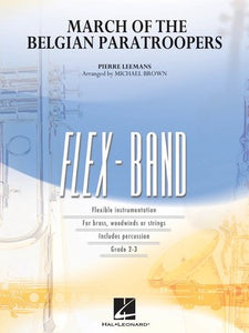 MARCH OF BELGIAN PARATROOPERS FLEXBAND SC/PTS