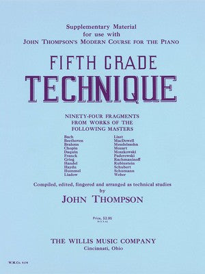 FIFTH GRADE TECHNIQUE (O/P)