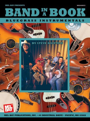 BAND IN A BOOK BLUEGRASS INSTRUMENTALS BK/CD