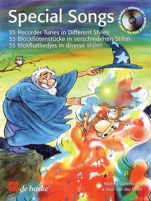SPECIAL SONGS 35 RECORDER TUNES DIFFERENT STYLES BK/CD