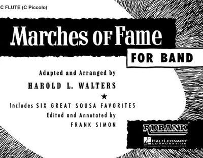 MARCHES OF FAME FOR BAND CONDUCTOR ARR WALTERS