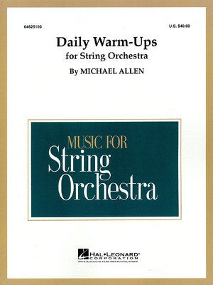DAILY WARMUPS FOR STRING ORCHESTRA SO2-3 SC/PTS