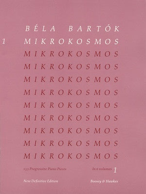 MIKROKOSMOS VOL 1 PINK NOS 1-36 PIANO