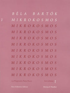 MIKROKOSMOS VOL 1 PINK NOS 1-36 PIANO