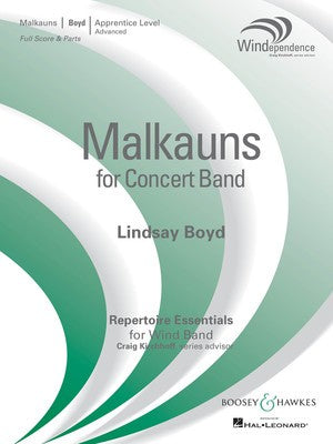 MALKAUNS FOR CONCERT BAND SC/PTS