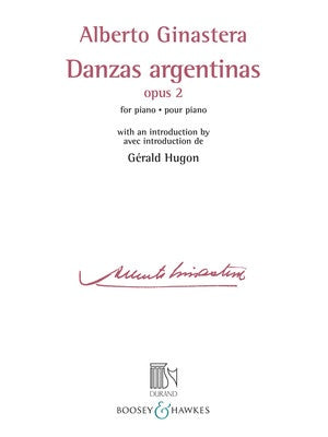 GINASTERA - DANZAS ARGENTINAS OP 2 FOR PIANO