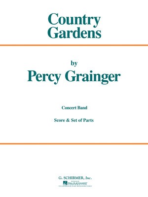 GRAINGER - COUNTRY GARDENS FOR CONCERT BAND CB4-5 SC/PTS