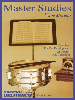 MORELLO - MASTER STUDIES FOR DRUMS