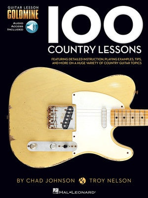 100 COUNTRY LESSONS GOLDMINE SERIES BK/OLA