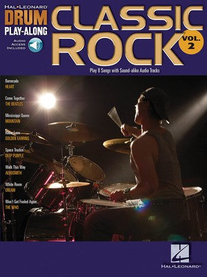 CLASSIC ROCK DRUM PLAY ALONG BK/CD V2