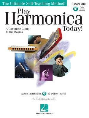 PLAY HARMONICA TODAY LEVEL 1 BK/OLA