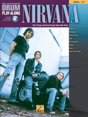 NIRVANA DRUM PLAY ALONG BK/CD V17