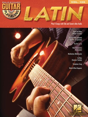 LATIN GUITAR PLAYALONG V105 BK/CD