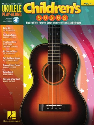 CHILDRENS SONGS UKULELE PLAYALONG V4 BK/OLA