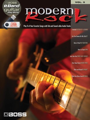 MODERN ROCK EBAND GUITAR PLAY ALONG V5 BK/USB