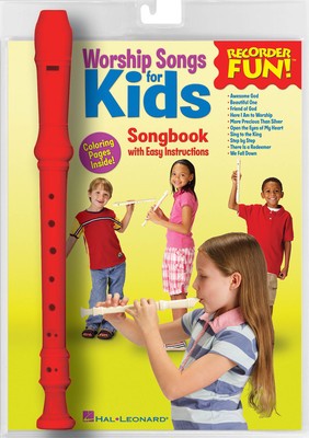 WORSHIP SONGS FOR KIDS RECORDER FUN PACK BK/REC (O/P)