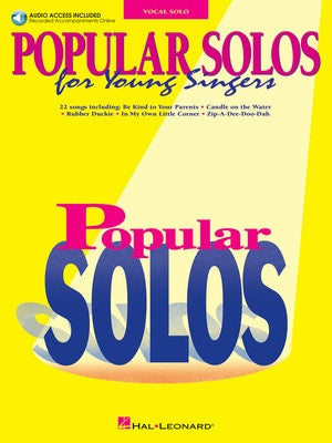 POPULAR SOLOS FOR YOUNG SINGERS BK/OLA