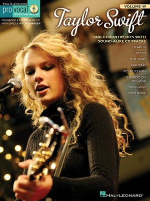 TAYLOR SWIFT PRO VOCAL WOMENS V49 BK/CD (O/P)