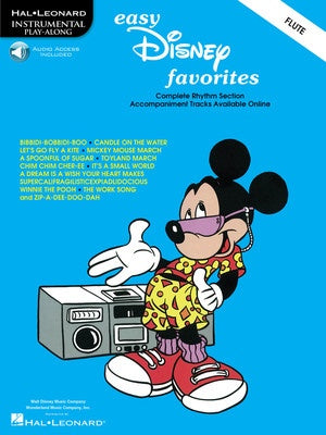 EASY DISNEY FAVORITES FLUTE BK/OLA (O/P)