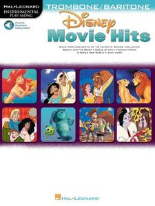 DISNEY MOVIE HITS FOR TROMBONE/BARITONE BK/OLA