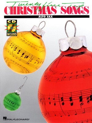 25 TOP CHRISTMAS SONGS ALTO SAX BK/CD
