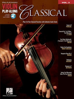 CLASSICAL VIOLIN PLAY ALONG BK/CD V3