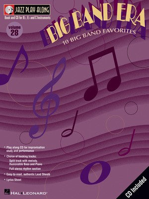 BIG BAND ERA JAZZ PLAY ALONG BK/CD V28