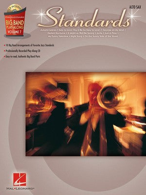 STANDARDS ALTO SAX BIG BAND PLAYALONG V7 BK/CD