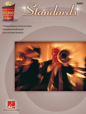 STANDARDS TRUMPET BIG BAND PLAYALONG V7 BK/CD