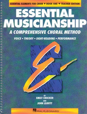 ESSENTIAL MUSICIANSHIP BK 1 TEACHER BK