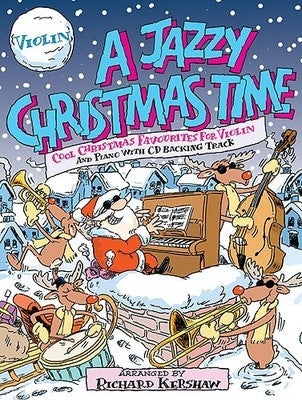 A JAZZY CHRISTMAS TIME VIOLIN BK/CD