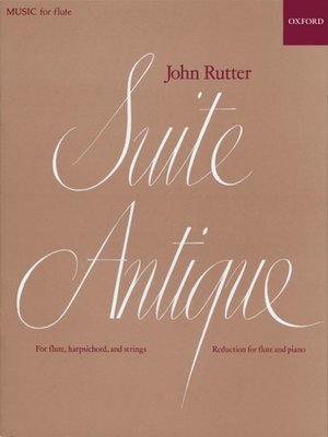 RUTTER - SUITE ANTIQUE FLUTE/PIANO